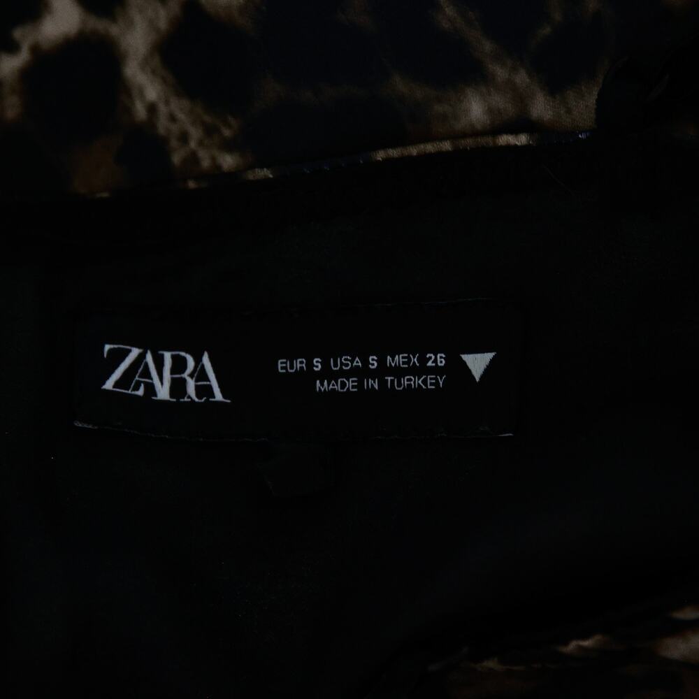 Zara Animal print mini dress size S - Picture 3 of 4